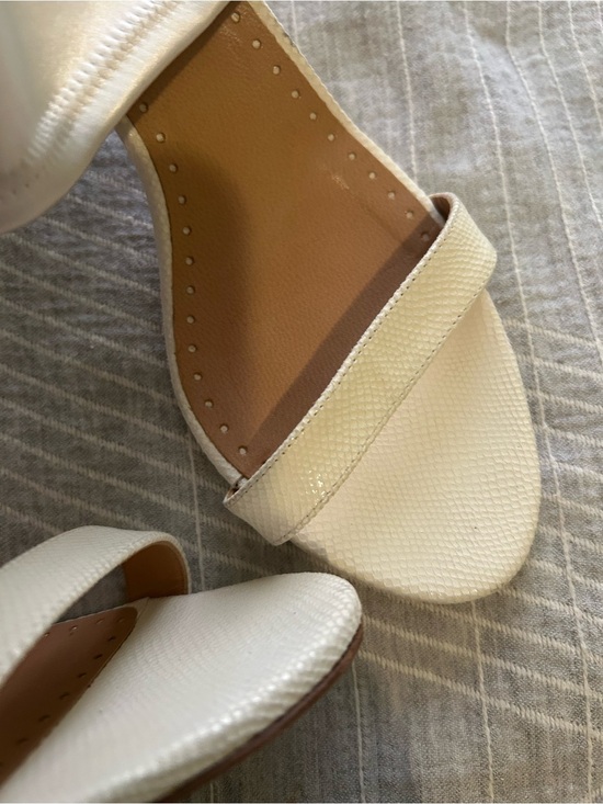 Alexa Wagner leathr / satin ankle strap sandals